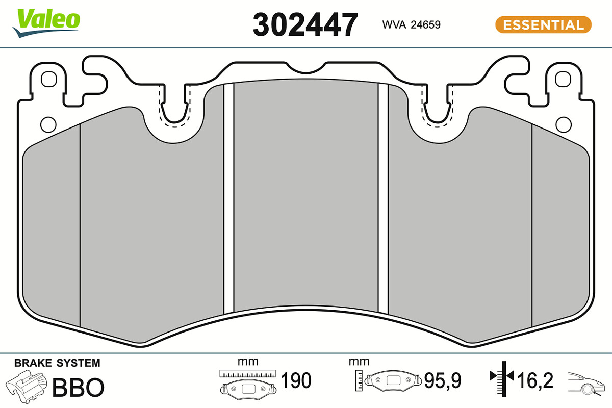 BRAKE PADS FIRST LANDROVER DISCOVERY FR